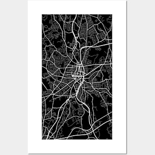 Worcester Massachusetts Map | Map Of Worcester Massachusetts | Worcester Map Posters and Art